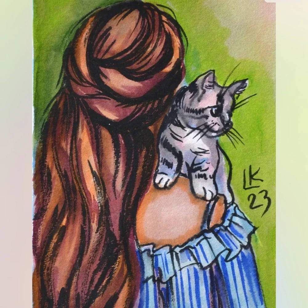 Custom pet painting